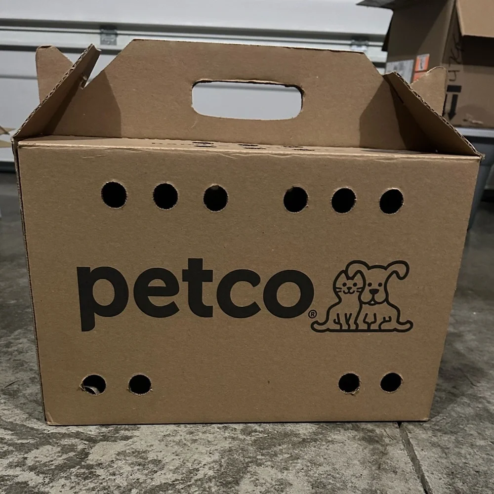 Petco Cardboard Cat Carrier 18.5
